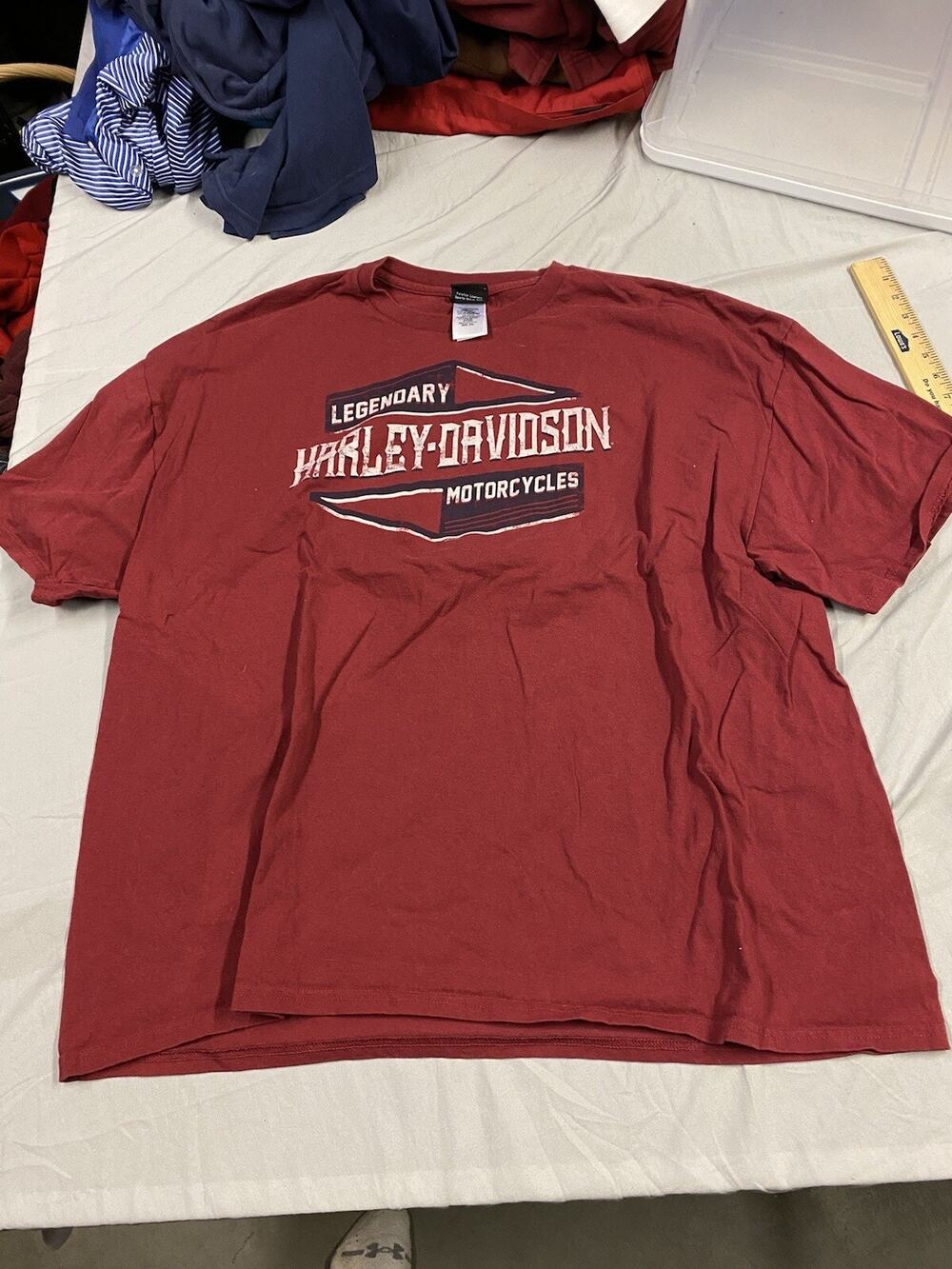 Harley Davidson T-Shirt Red 3XL Savannah Georgia Historic City